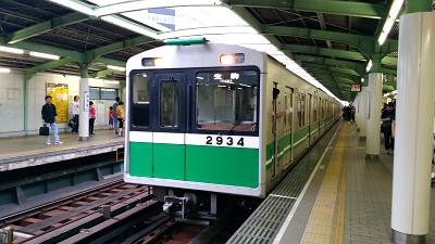 osaka metro chuou line bentencho sta